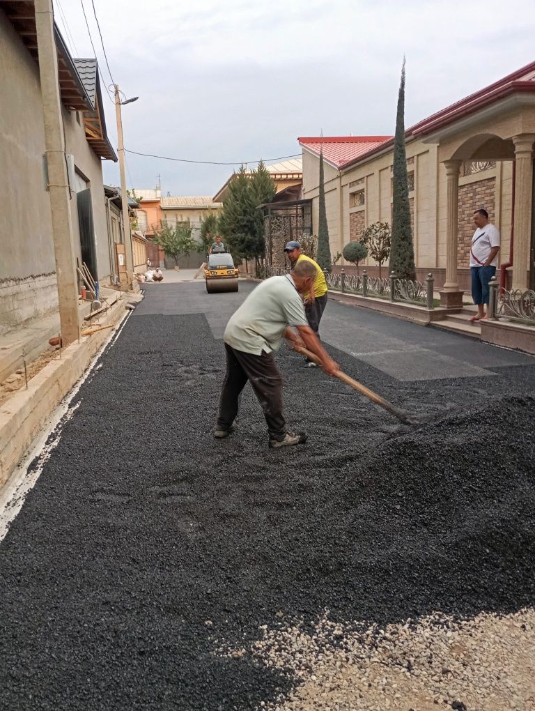 Asfalt xizmati arzon Melki sifatli