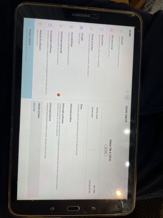 Vand tableta Samsung Tab A6 2016