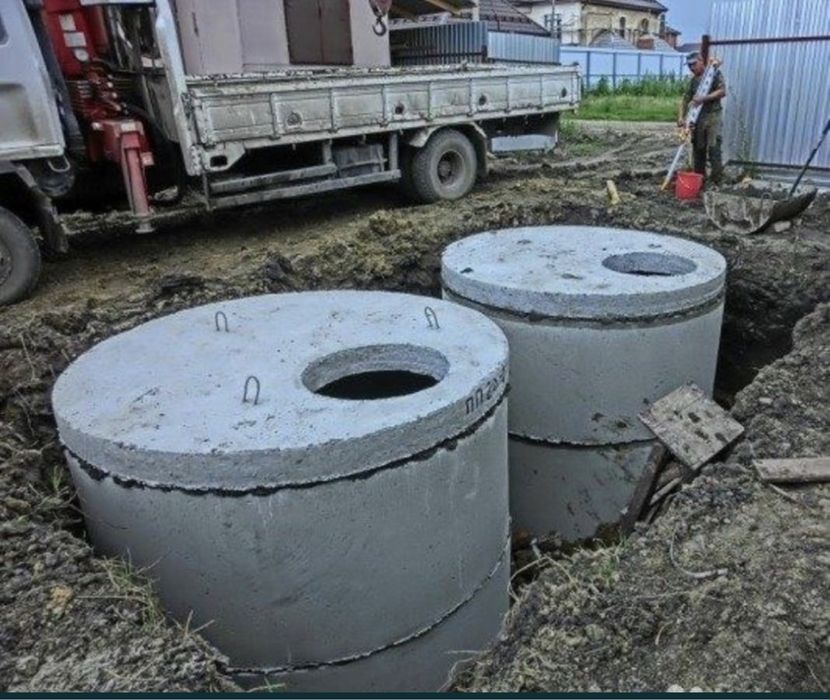 Кольца для септика и канализация размет 1м 1.5м 2м м2.5м высота 90см.!