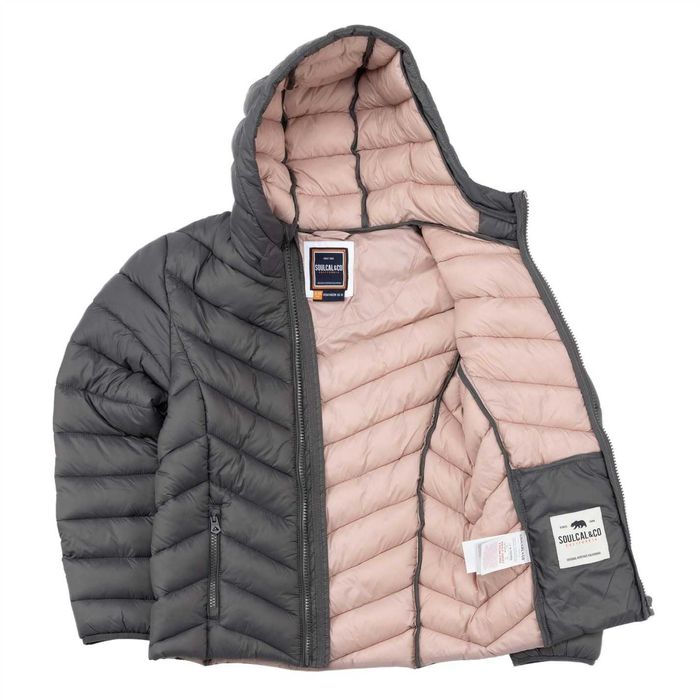 Детско яке SoulCal Micro Bubble Hooded Jacket - 11-12 и 13 години