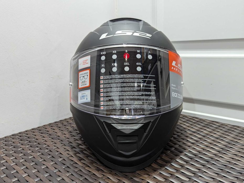 Casca moto LS2 Storm II, marime S si M + pinlock, cu ochelari de soare