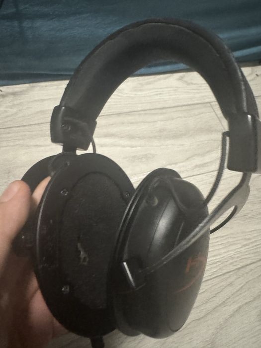 casti hyperx negre fara bureti