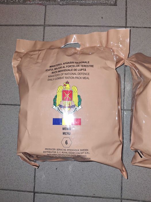 Ratie individuală de hrana pt drumeții, pescuit, vanatoare etc...