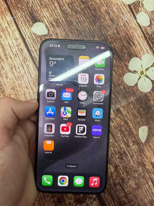 iPhone 15 Pro Max 256GB – stare impecabila, baterie 90%