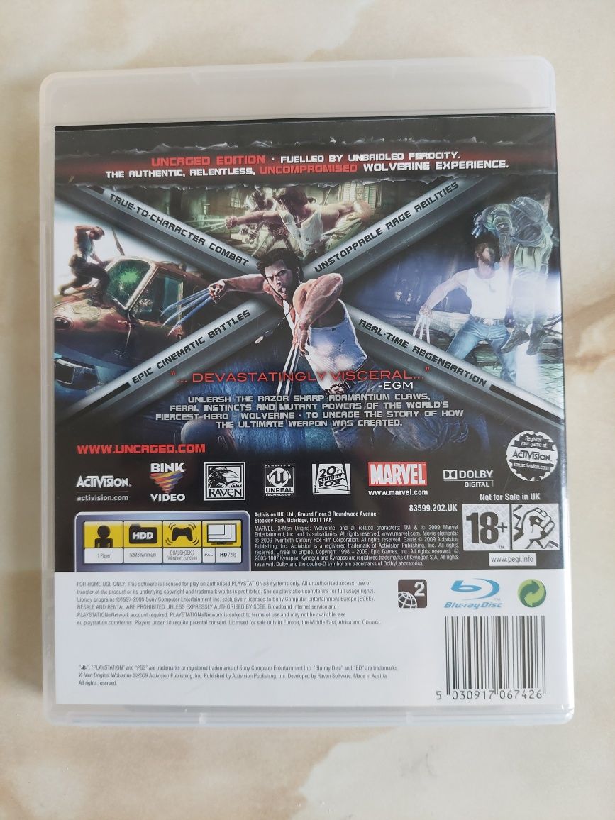 [PS3] Vând X-men Origins Wolverine pentru PlayStation 3 //poze reale