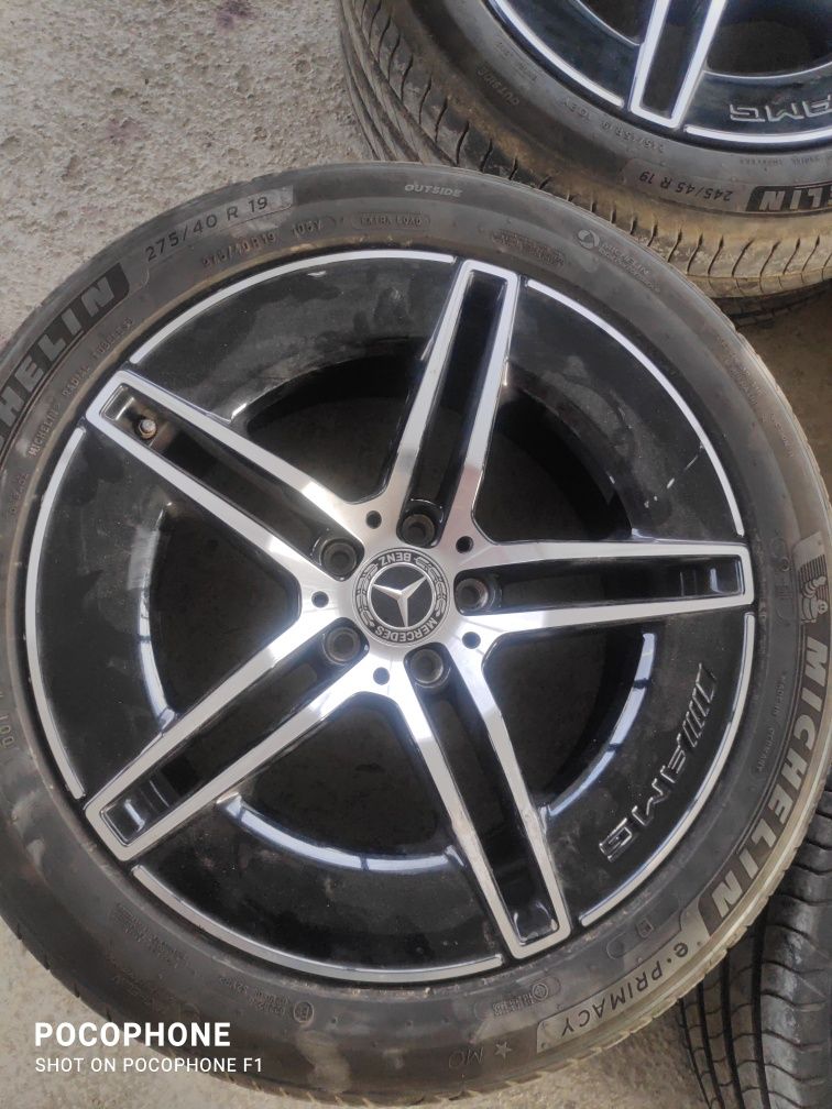 Джанти с гуми 19 цола 5x112 Sport packet Mercedes Benz AMG Е-класа