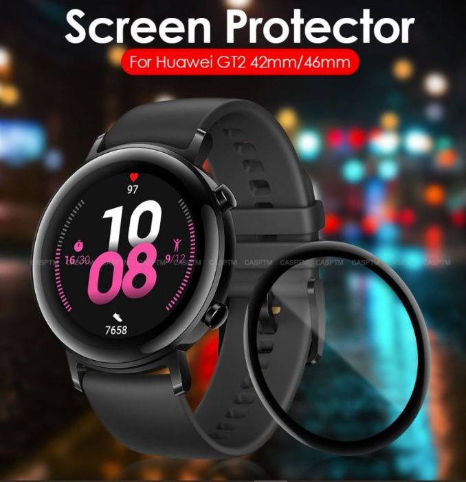 Set 2 folii protectie ecran Huawei Watch GT 2 (42mm)