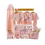 Set Hainute Nou-Nascut, 22 Articole, Marime 50-62 cm, Primavara/Vara,