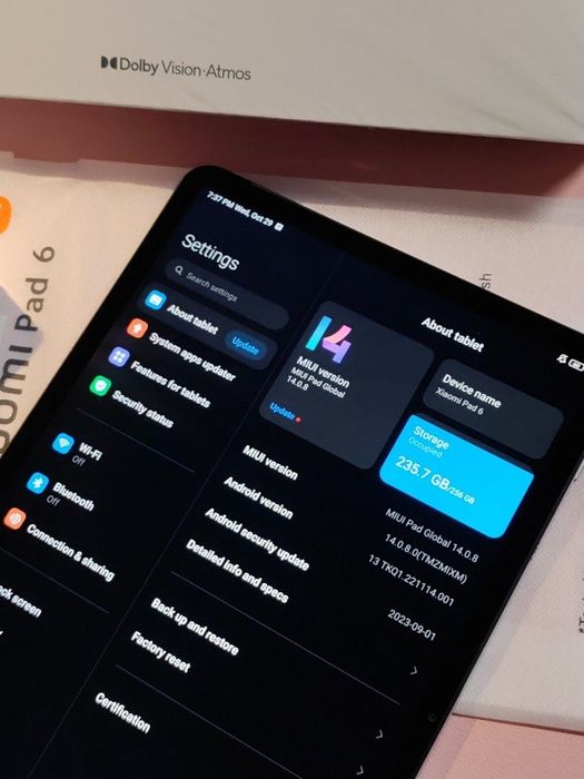 Xiaomi Pad 6 Mist Blue 8/256gb