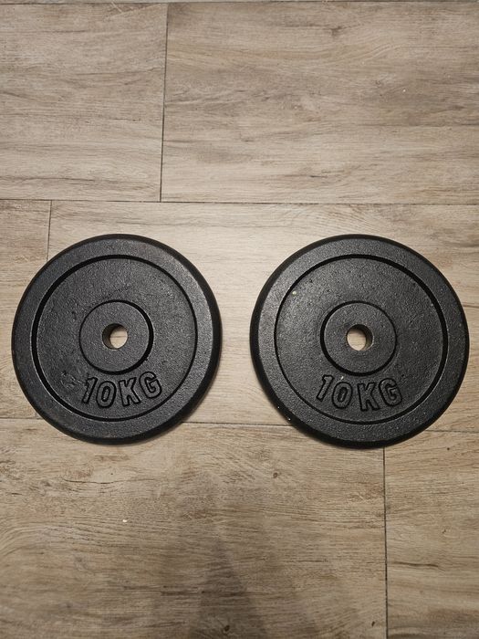 Set 2x10 kg disc fitness