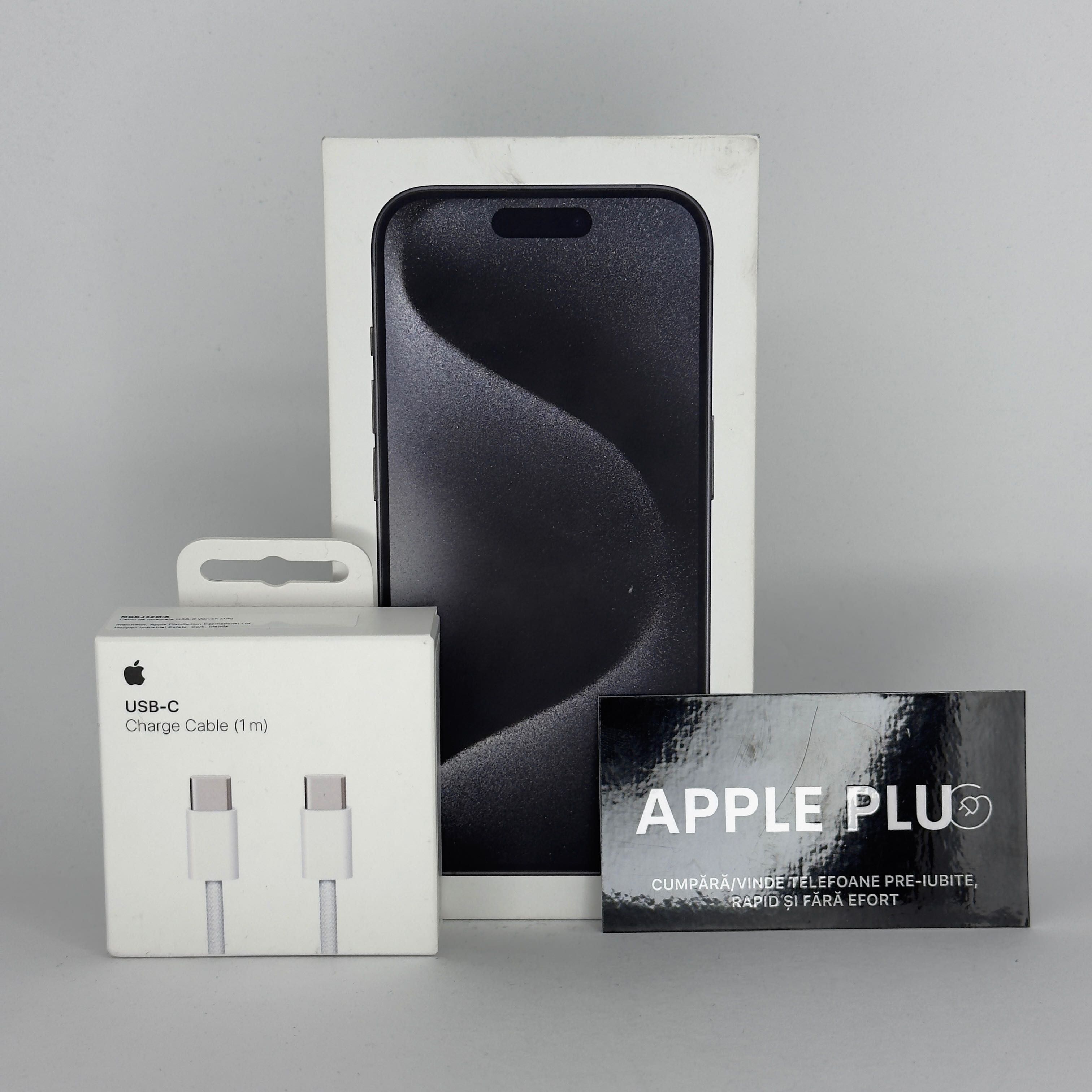 iPhone 15 Pro Aproape Nou 100% + 24 Luni Garanție / Apple Plug