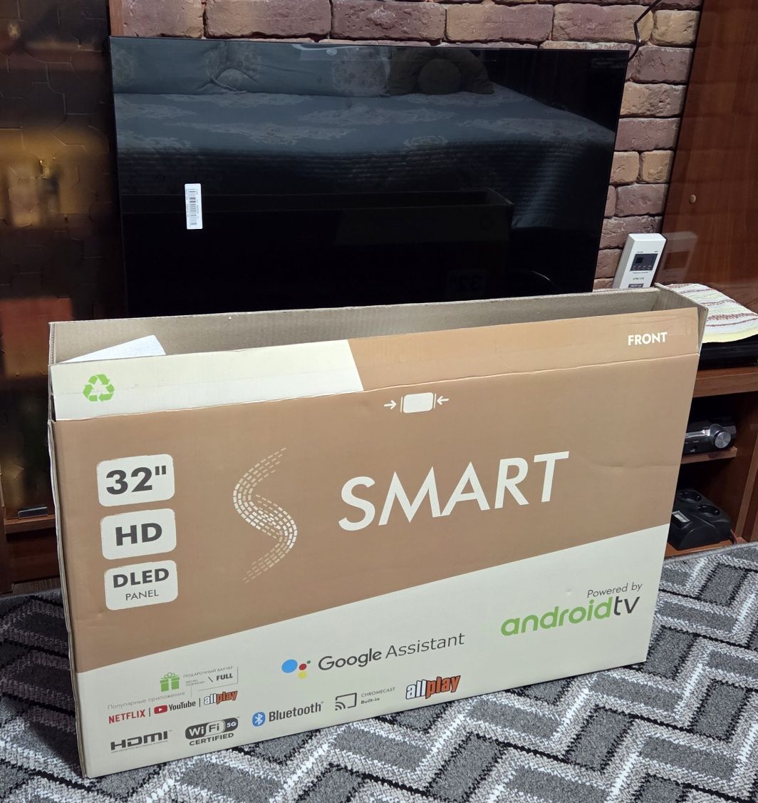 Продаётся новый телевизор Smart 32" HD
