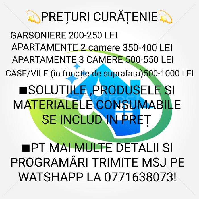 Servicii curatenie
