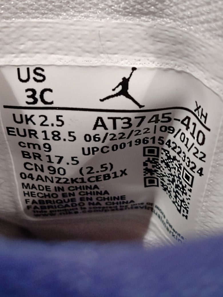 Jordan 1 CRIB Bootie 18.5/9cm