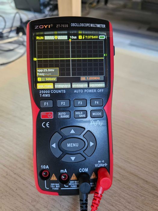 Двуканален цифров осцилоскоп мултицет и генератор на сигнали 2х50MHz