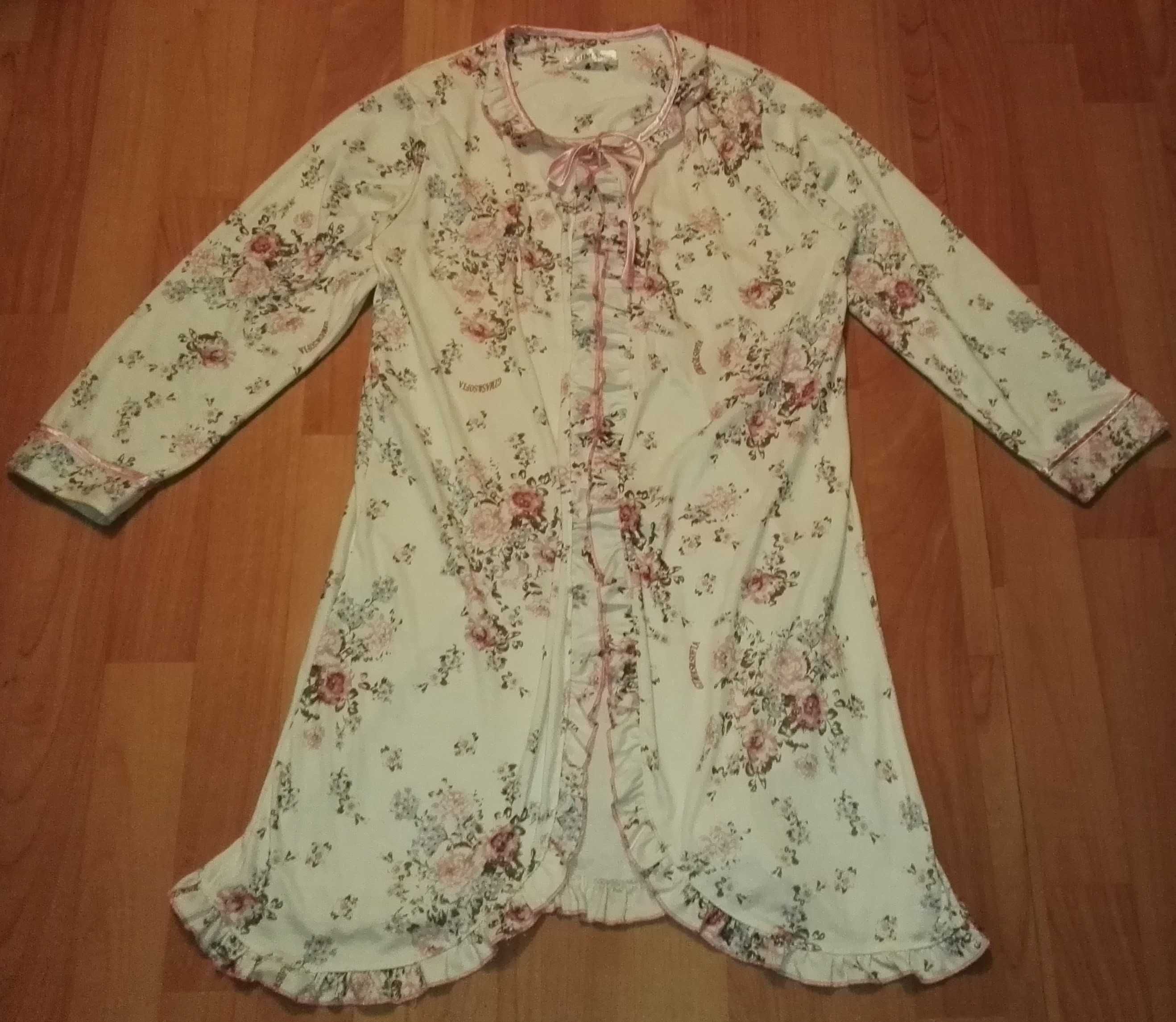 Платье халат пиджак, размер 48