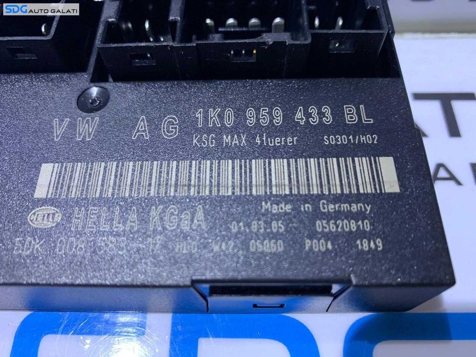 Unitate Modul Calculator Confort Comfort VW Golf 5 2004 - 2008 Cod 1K0959433BL [L3256]