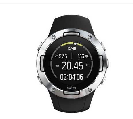 Ceas sport Suunto 5 G1 All Black, unisex,alb și negru