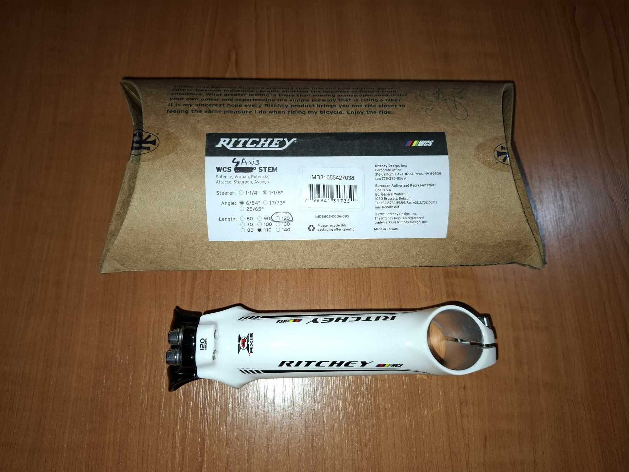 Ritchey WCS 4 Axis 1 -1/8 120 mm 6*