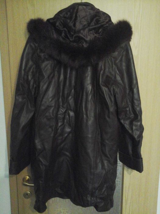 Дамска шуба, изкуствена кожа