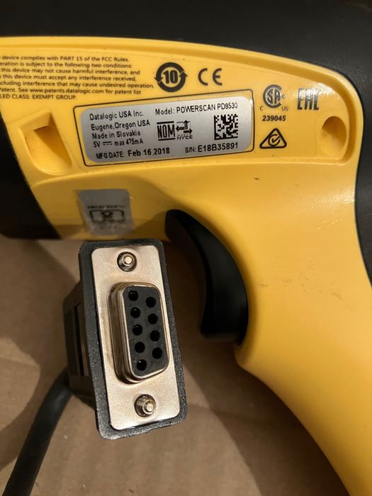 Datalogic PowerScan PD9530 Industrial Barcode Scanner RS232