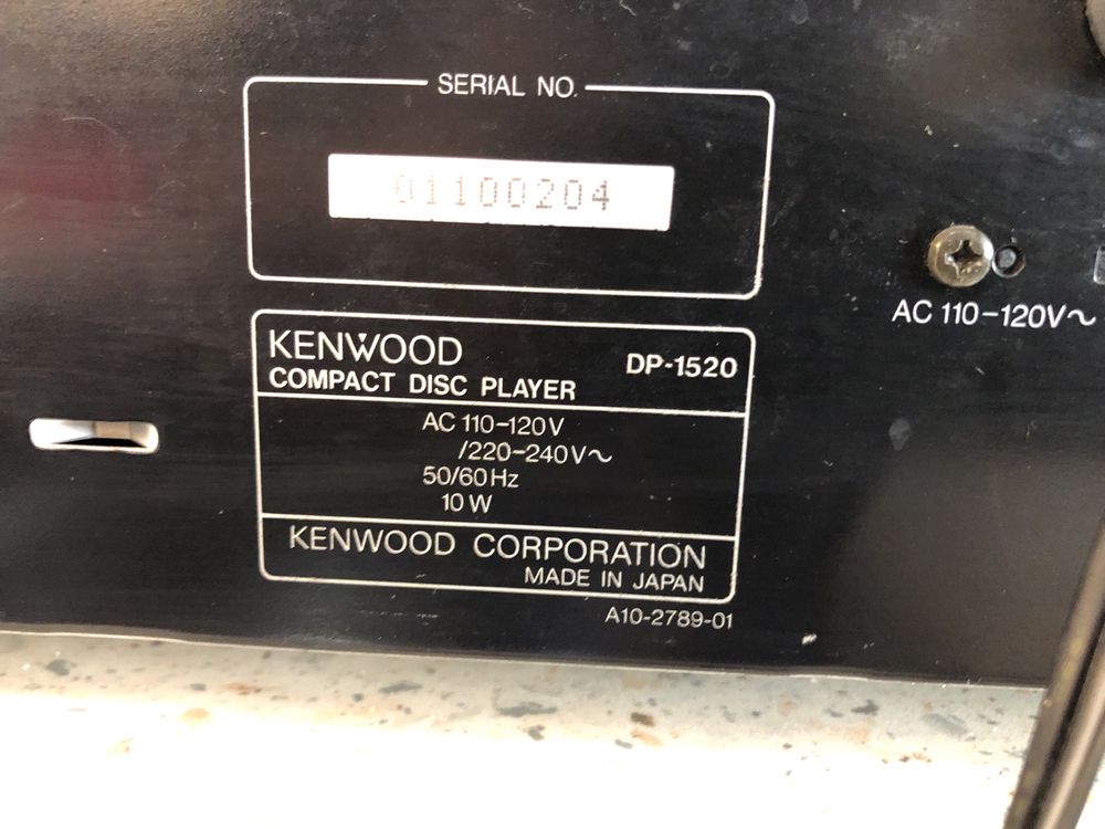 Kenwood DP-1520 Cd плеър