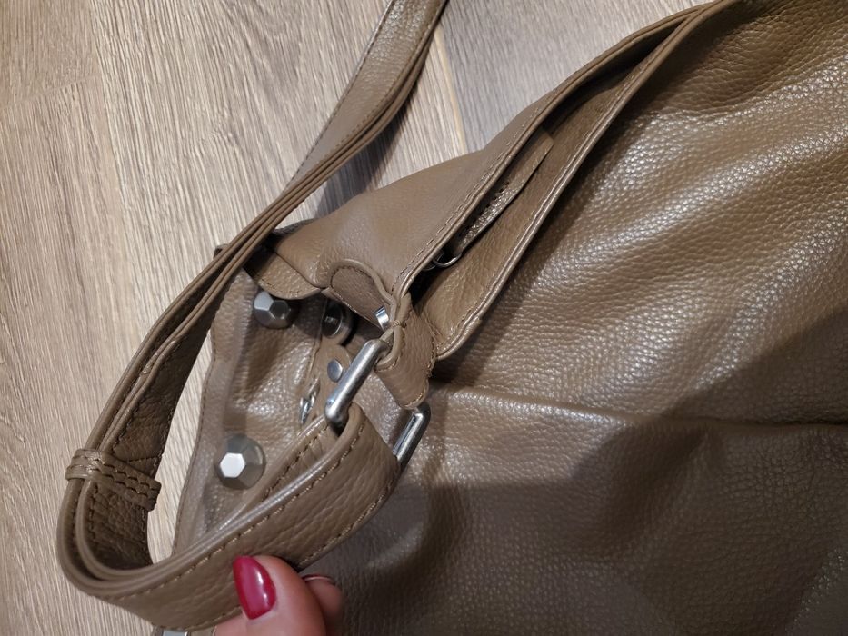 Geanta piele naturala mare