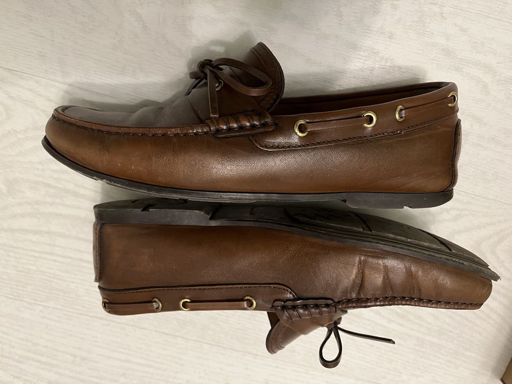 Mocasini Massimo Dutti piele naturala maro masura 40