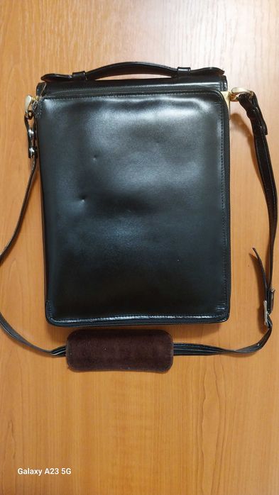 Borseta barbati, Davil Bag, piele naturala, noua