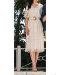 Rochie Nissa matase naturala cununie civila