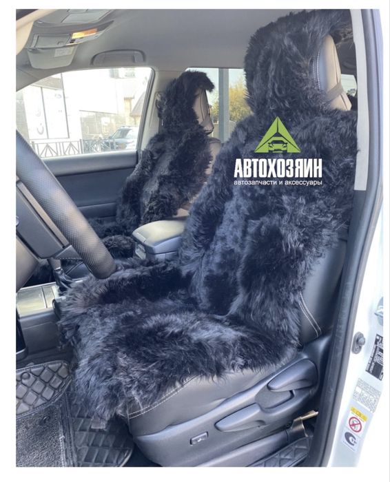 Меховая накидка 2 шт передние  бу пол сезона состояние хорошее