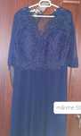 Rochie lunga bleumarin