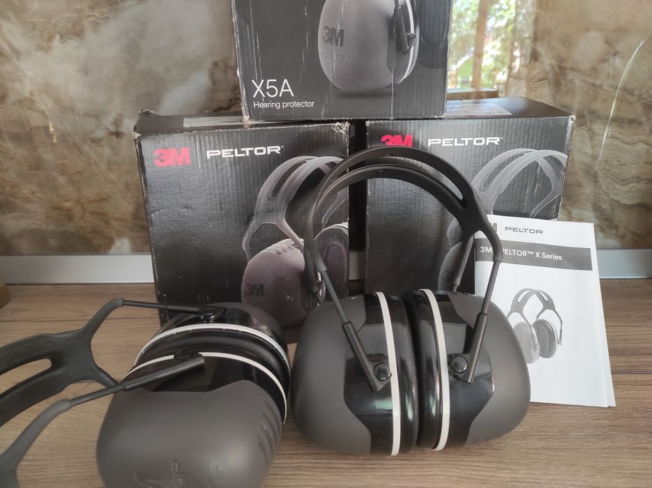 Antifoane externe profesionale 3M PELTOR seria X5A/ căști de protecție