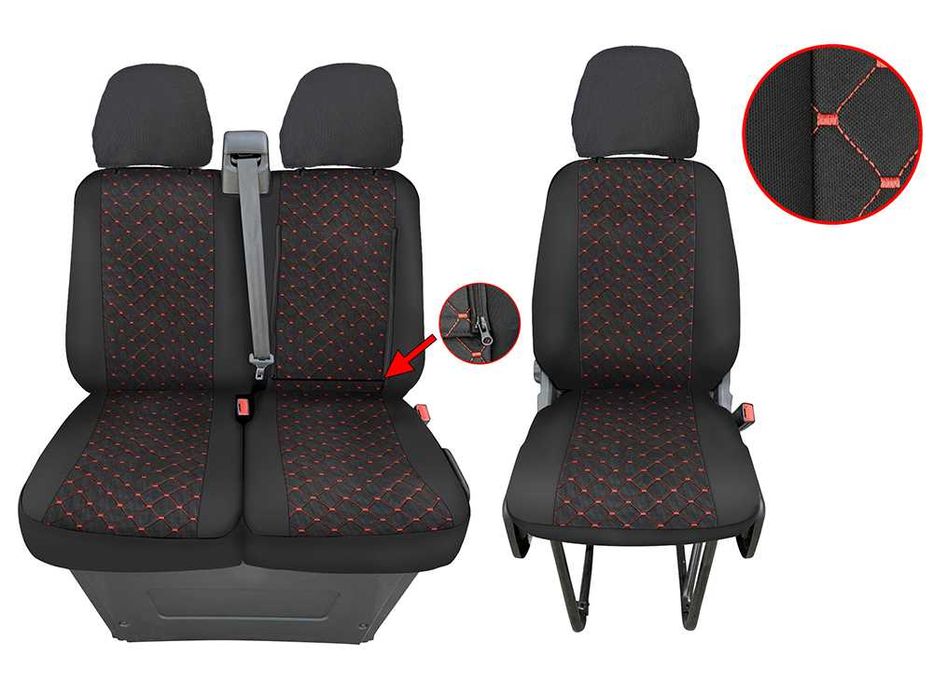 Тапицерия Капитоне Iveco Daily / Ивеко Дайли 2018+ 2+1 3 цвята