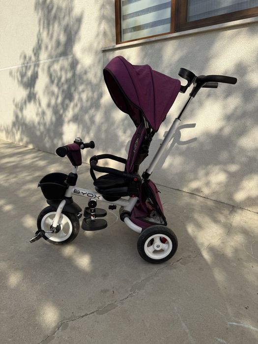 Tricicleta pliabila cu scaun reversibil Byox Flexy Lux Trike, Purple