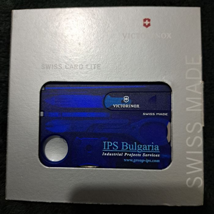Card Victorinox swiss