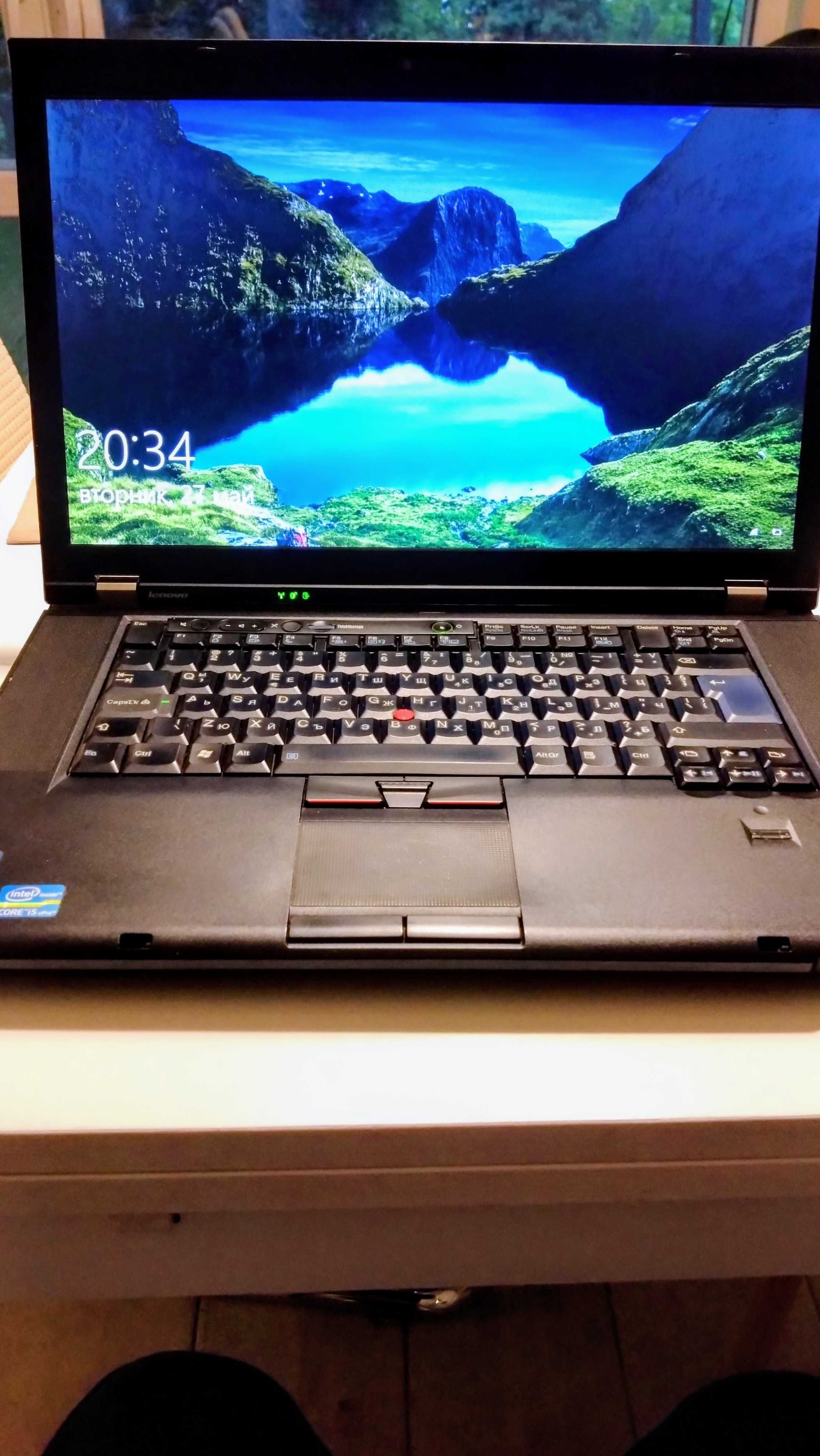 лаптоп Lenovo Thinkpad T520, intel core i5, RAM 8GB, 256GB SSD