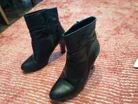 Pantofi negri cu toc pentru dama din piele marime 38 de la ninewest