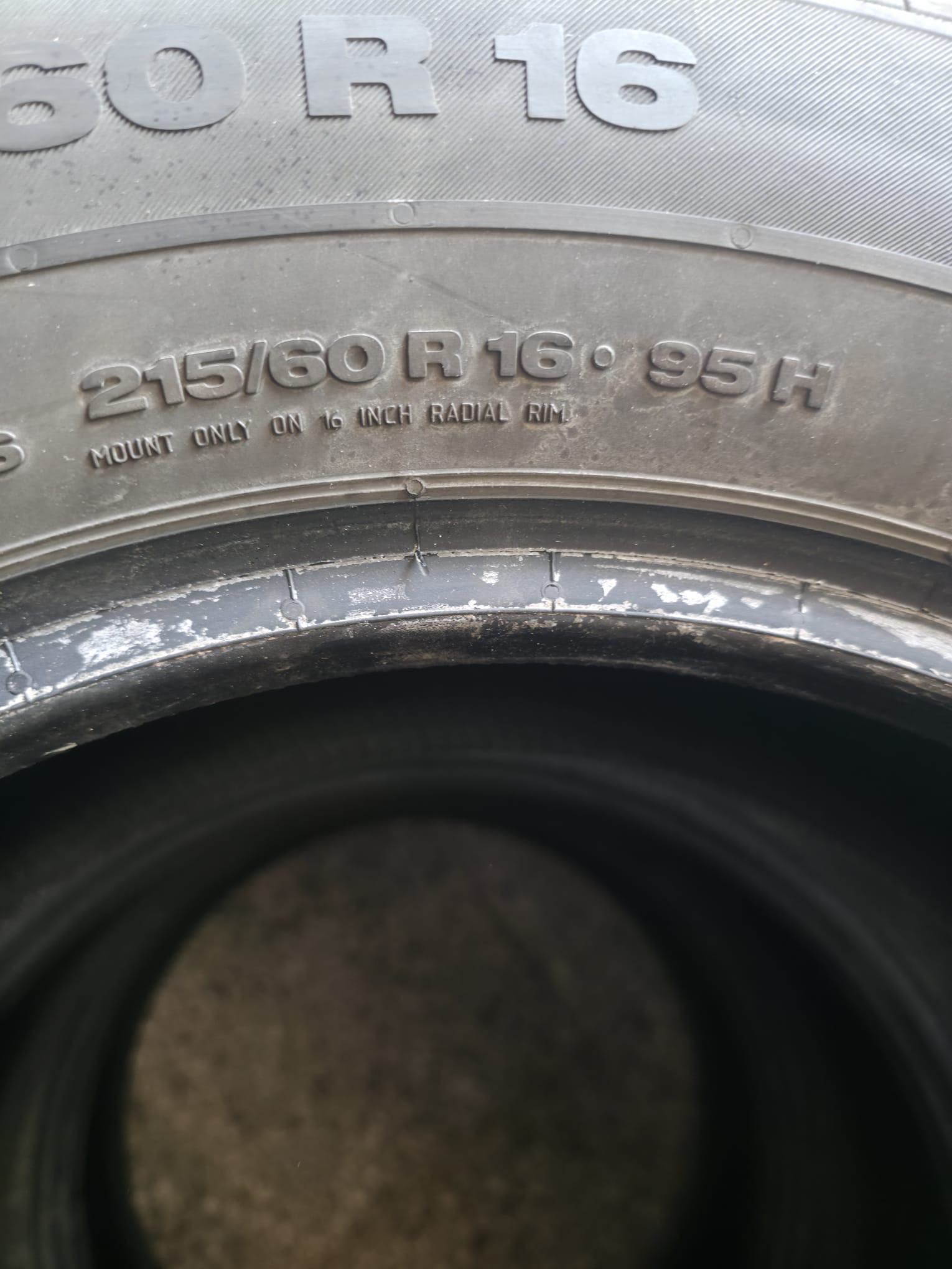 Continental Conti Seal. 215/60/16 dot 1617. 6mm