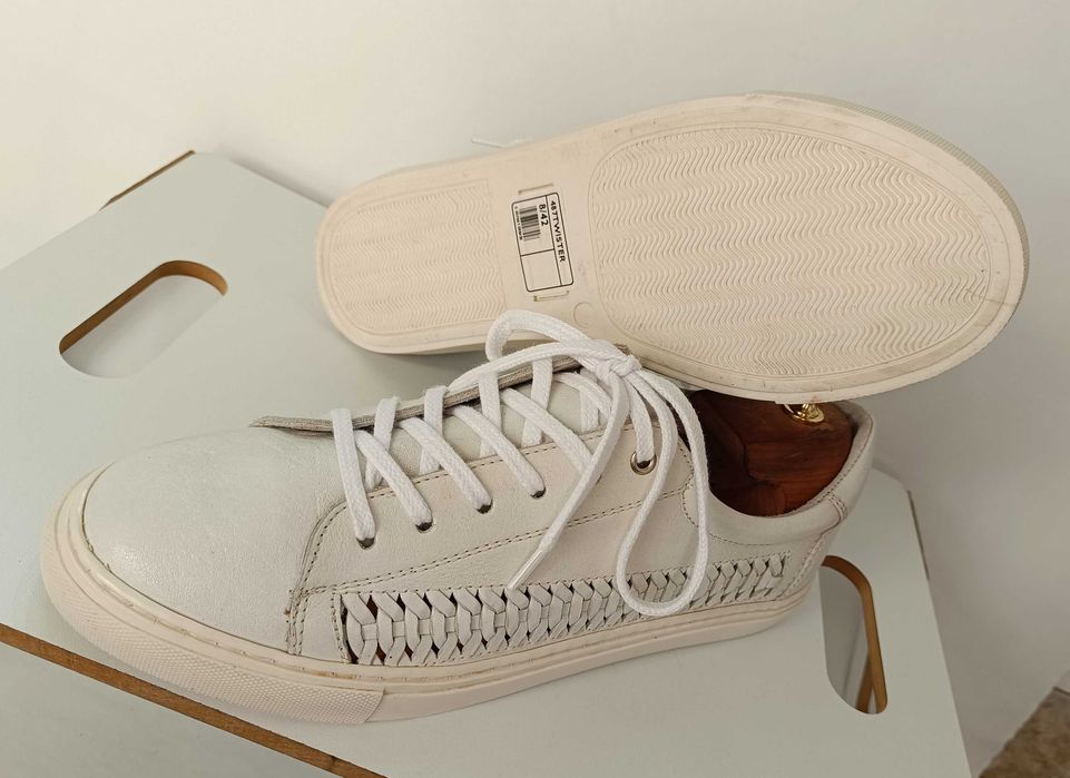 Pantofi sport casual 42 premium DUNE London NOU piele naturala