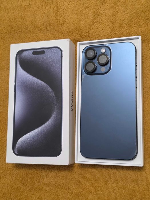 iPhone 15 Pro Max 256GB Blue bateria 89%
