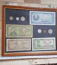 Bancnote si monezi - tablou