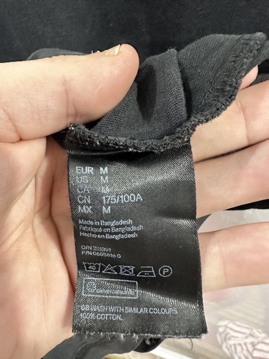 Tricou negru bărbați H&M