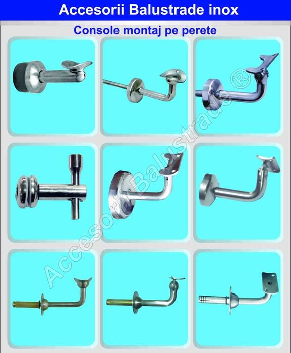 Balustrade inox, piese si accesorii
