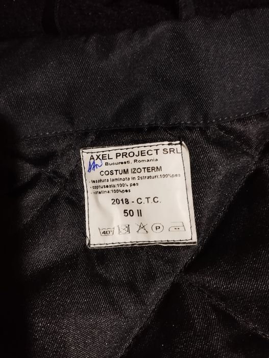 Costum izoterm pompieri