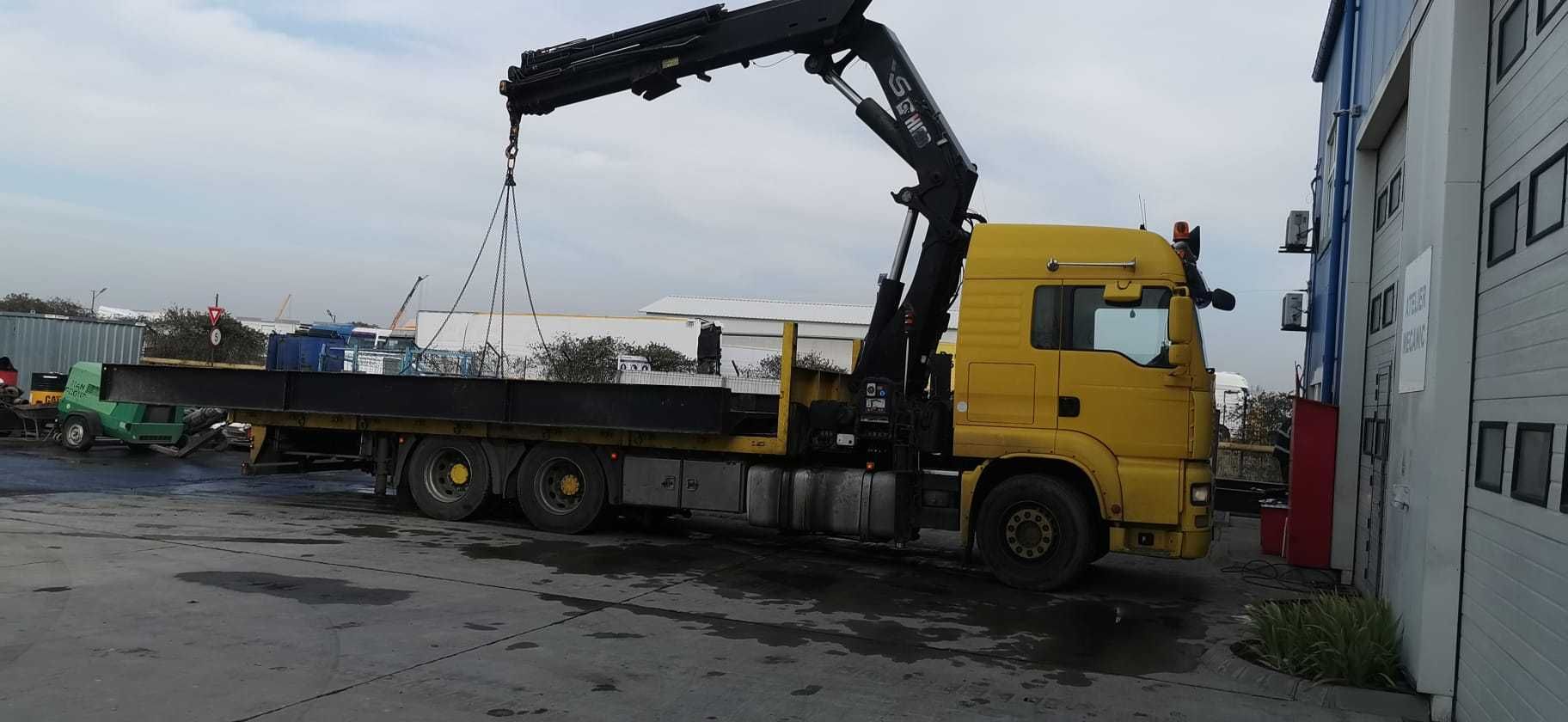 Inchiriere camion cu macara - Macarale non stop - Automacara
