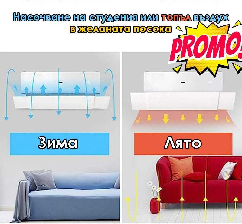 Дефлектор Телескопичен 4 СЕЗОНА с дупки, климатик дефлектори климатици