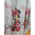 Perdea copii Minnie in Paris