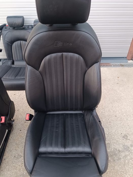 Спортен кожен салон за ауди А6/audi a6/2012-2018г/C7/s line