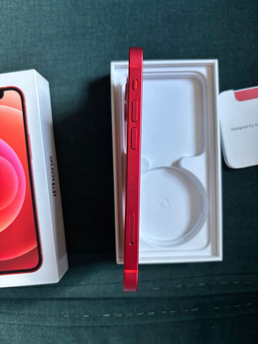 iPhone 12 mini, red, 64 GB, отлично състояние